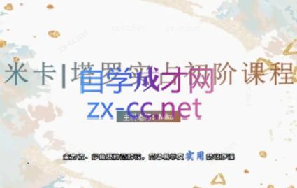 米卡·实占塔罗初阶课-染尘轻创社